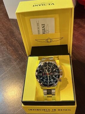 Invicta Specialty Men’s Watch 48 mm Gold, Steel 69805